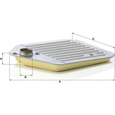 Mann & Hummel Automatikgetriebeölfilter PKW BMW 3er (E36),5er (E34), 7er (E38) H 2425 X KIT