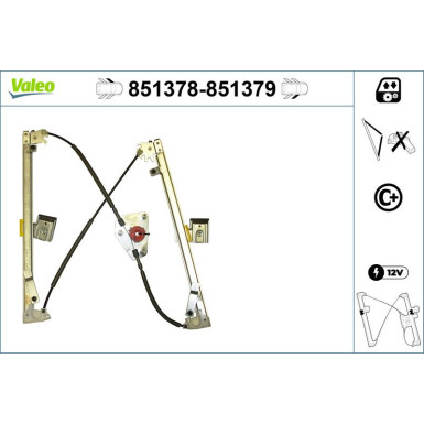 VALEO Fensterheber 851378