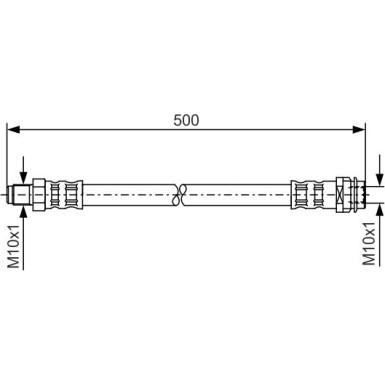 Bremsschlauch MERCEDES A,B-Klasse 1987476453
