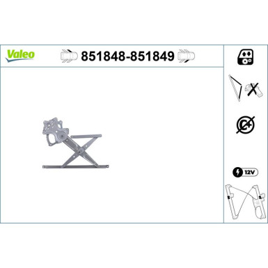VALEO Fensterheber 851849