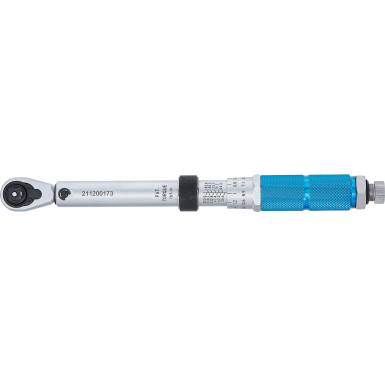 BGS Drehmomentschlüssel Abtrieb Außenvierkant 6,3 mm (1/4 ) 3 - 24 Nm 72089