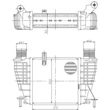 Ladeluftkühler 309043