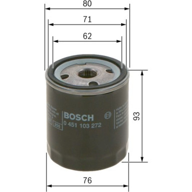 Ölfilter 0 451 103 272