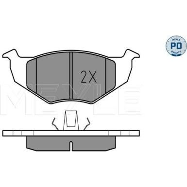 Bremsbelagsatz Vw P. Golf/Polo/Vento 91-01 MEYLE-PD: Advanced performance and design 025 218 6619/PD