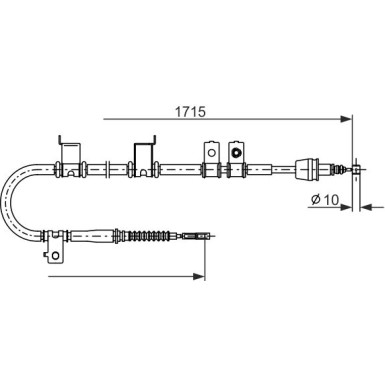 Handbremsseil 1987482907 Handbremsseil 1987482907