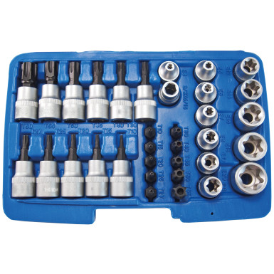 SW-Stahl T-/E-Profil Satz 34 tlg., 10 mm 04187L