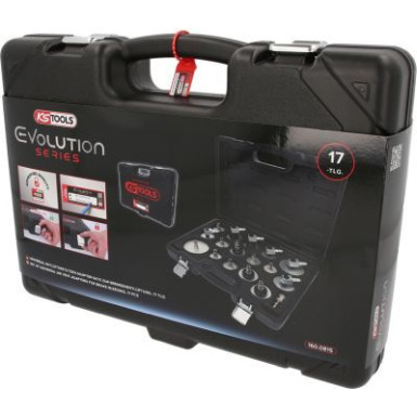 KS TOOLS ZESTAW ADAPTERÓW DYSZY ODPOWIETRZAJ CYCH, 17 SZT. 160.0815 KS TOOLS ZESTAW ADAPTERÓW DYSZY ODPOWIETRZAJ CYCH, 17 SZT. 160.0815