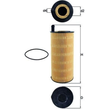 MAHLE Ölfilter OX 423/9D MAHLE Ölfilter OX 423/9D