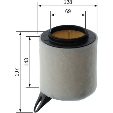 Luftfilter F 026 400 095 Luftfilter F 026 400 095