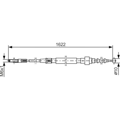 Handbremsseil 1987477167 Handbremsseil 1987477167