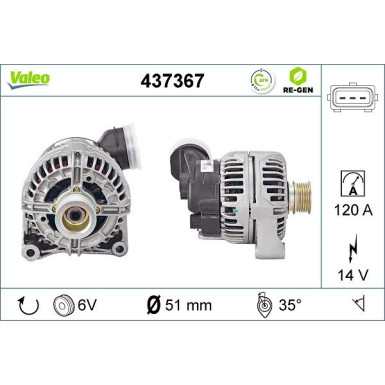 VALEO Generator 437367 VALEO Generator 437367