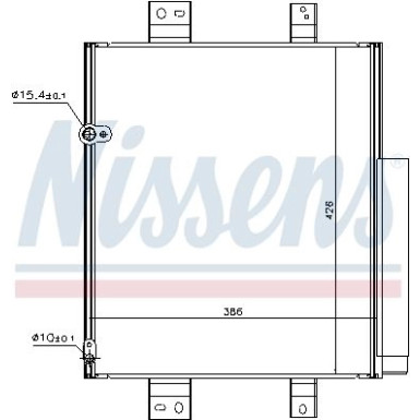 Kondensator PKW Daihatsu Materia 1.5i 10/06 940492 Kondensator PKW Daihatsu Materia 1.5i 10/06 940492
