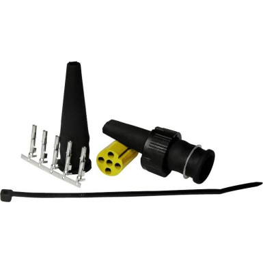 Bajonettverbinder Set 5-pol. grün/gelb, weiblich 406828.001