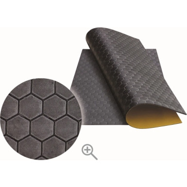 Boll selbstklebende schallisolierende Matte Standard/Wabe 50cm x 50cm 006210