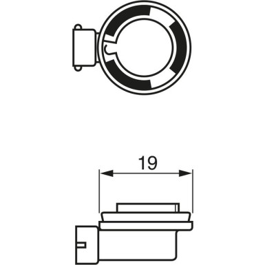 H8 12V 35W PURE LIGHT BOSCH KFZ-GLUEHLAMPE Pure Light WS 1987302081