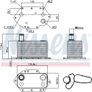 Ölkühler PKW 90905 Ölkühler PKW 90905