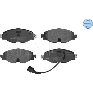 Bremsbelagsatz Vw P. Golf Vii/A3/Octavia/Leon 12 MEYLE-ORIGINAL: True to OE 252568320 Bremsbelagsatz Vw P. Golf Vii/A3/Octavia/Leon 12 MEYLE-ORIGINAL: True to OE 252568320