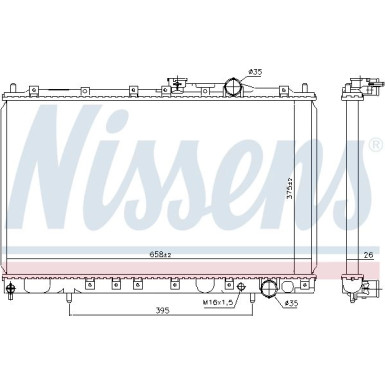Wasserkühler PKW 628431