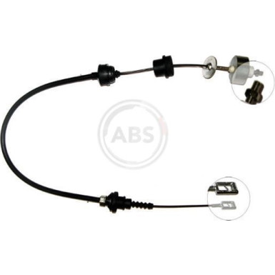 A.B.S. Kupplungsseil K25260 A.B.S. Kupplungsseil K25260