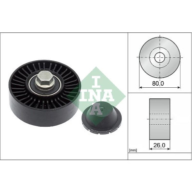 Umlenk-/Führungsrolle, Keilrippenriemen 532 0512 10 Umlenk-/Führungsrolle, Keilrippenriemen 532 0512 10
