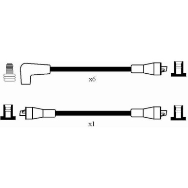 NGK Zündleitungssatz 2475
