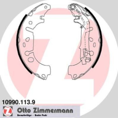 ZIMMERMANN Bremsbacken 10990.113.9 ZIMMERMANN Bremsbacken 10990.113.9