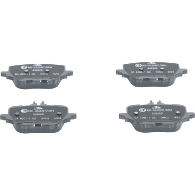 ATE Bremsbelagsatz, Scheibenbremse 13.0460-2660.2 ATE Bremsbelagsatz, Scheibenbremse 13.0460-2660.2