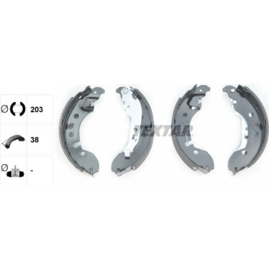 Bremsbacken Renault Twingo 1.2/1.5 Dci 07 91080700
