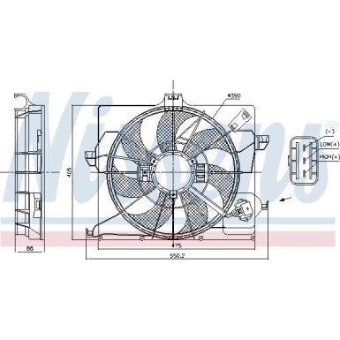 Kühlerlüfter PKW 85898 Kühlerlüfter PKW 85898