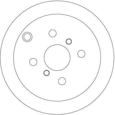 Bremsscheibe Toyota T. Corolla DF4335 Bremsscheibe Toyota T. Corolla DF4335