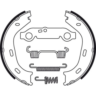 15 462 000 Bremsbacken MERCEDES W123,W108,W116,W126 66 GS8218