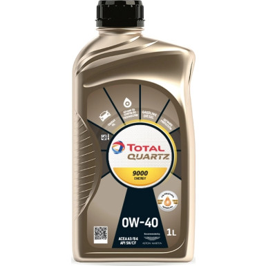Total Quartz 9000 Energy 0W-40 1 Liter 2213988