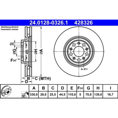 Bremsscheibe 24.0128-0326.1