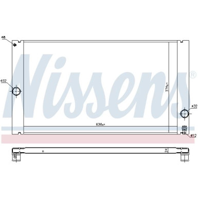 Wasserkühler PKW 65614 Wasserkühler PKW 65614