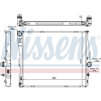 Wasserkühler PKW 60807