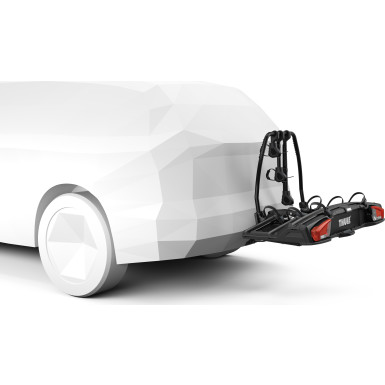 Thule VeloSpace 3 Plattform Fahrradträger für 3 Fahrräder an der Anhängerkupplung klappbar 9033100