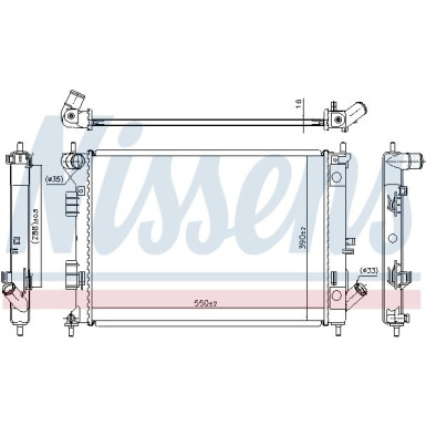 Wasserkühler PKW 67555