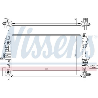 Wasserkühler PKW 630723 Wasserkühler PKW 630723