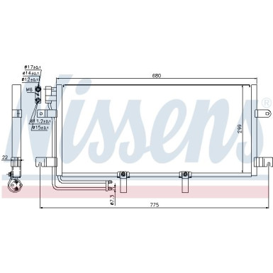 Kondensator PKW 94834 Kondensator PKW 94834