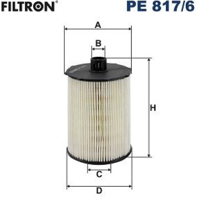 FILTRON Kraftstofffilter PE 817/6