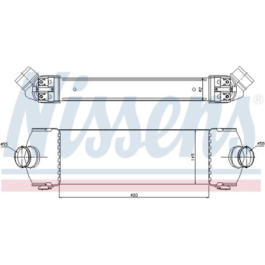 Ladeluftkühler PKW FORD TRANSIT VII 2.2-2.4 D 06 96641