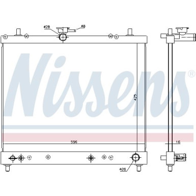 Wasserkühler PKW 617402