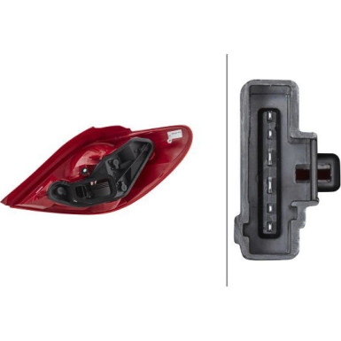 HELLA Heckleuchte 2VP 354 038-011