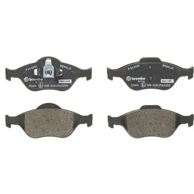 BREMBO Bremsklötze Xtra VA FORD Fiesta, Ka MAZDA 121 96-12 XTRA LINE P 24 055X