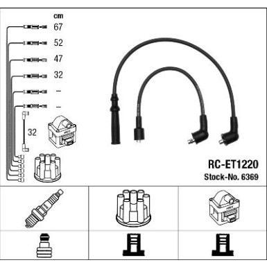 NGK Zündleitungssatz 6369