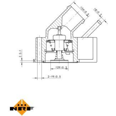 Thermostat, Kühlmittel 725102 Thermostat, Kühlmittel 725102