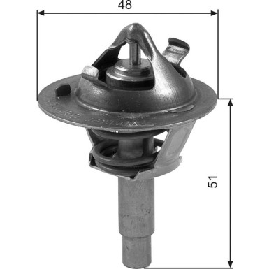 Gates Thermostat TH38490G1 Gates Thermostat TH38490G1