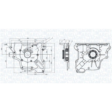MAGNETI MARELLI Ölpumpe 351516000009 MAGNETI MARELLI Ölpumpe 351516000009