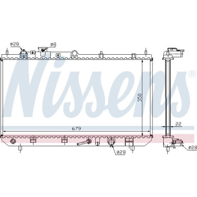 Wasserkühler PKW 625081
