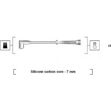MAGNETI MARELLI Zündleitungssatz 941145350732
